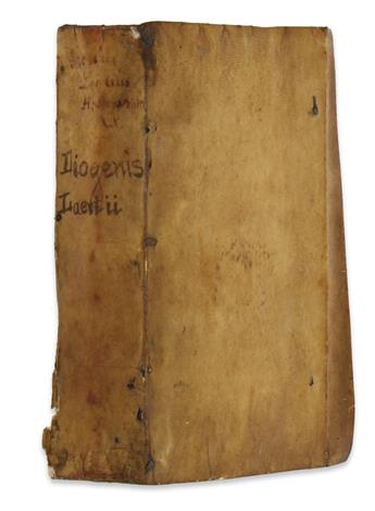 DIOGENES LAERTIUS. De vitis, dogmatis & apophthegmatis eorum qui in philosophia claruerunt, libri X.  1570